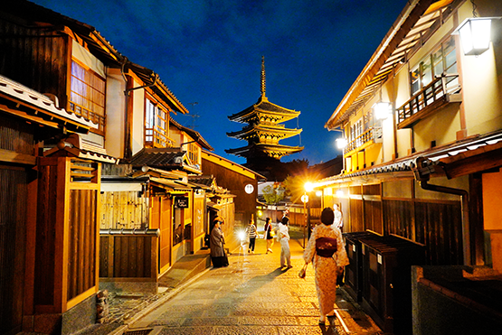 八坂神社、祇園、花見小路